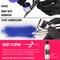 U.S. Art Supply Neon Pink Acrylic Special Effects Airbrush Paint - 8oz Ready to Spray Air Brush Paint for Nails, Models, Fabric - Water-Based Air Brush Painting